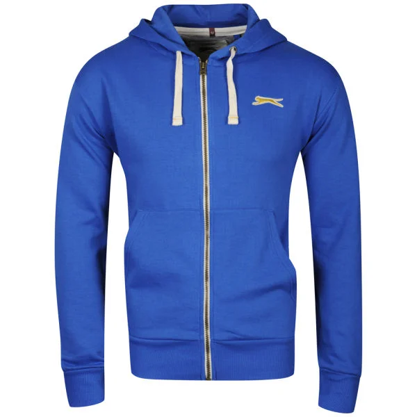Slazenger Men's Full Zip Hoody - Blue - S - Blue Image 1