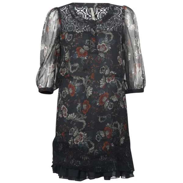 Pepe Women's Nazareth Gypsy Dress - Twilight - XS - Blue Image 1