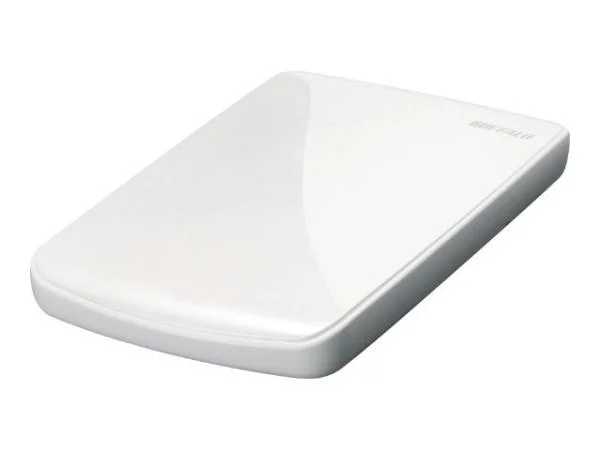 Buffalo MiniStation Lite 640GB USB 2.0 Hard Drive (White) Image 1