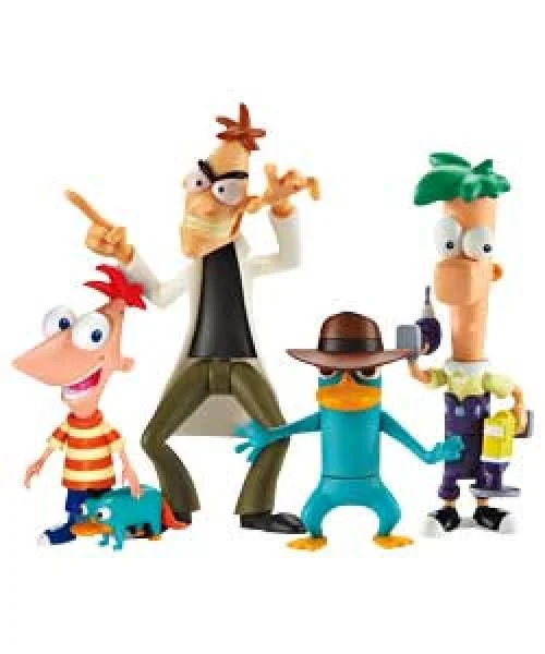 Phineas And Ferb Action Figures Scene Packs Image 1