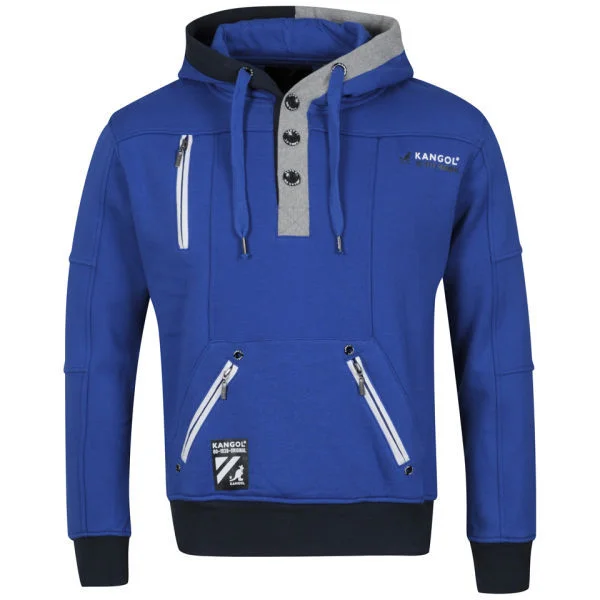 Kangol Men's Scott Hooded Sweat -Cobalt Blue - S - Cobalt Blue Image 1