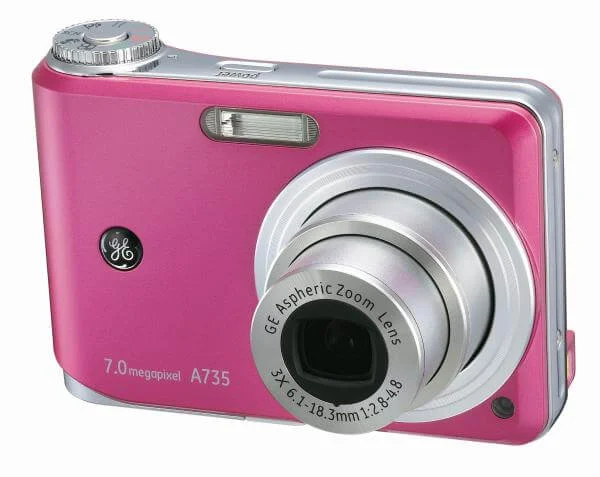 GE A735 Pink Digital 7.0 Megapixels Camera Image 1