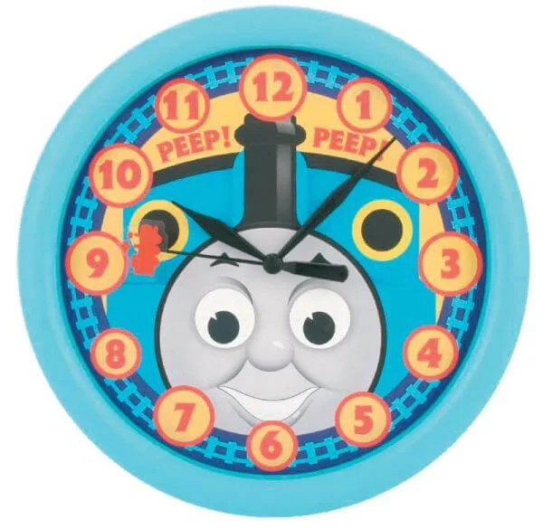 Thomas The Tank Engine Rotating Eyes Wall Clock Image 1