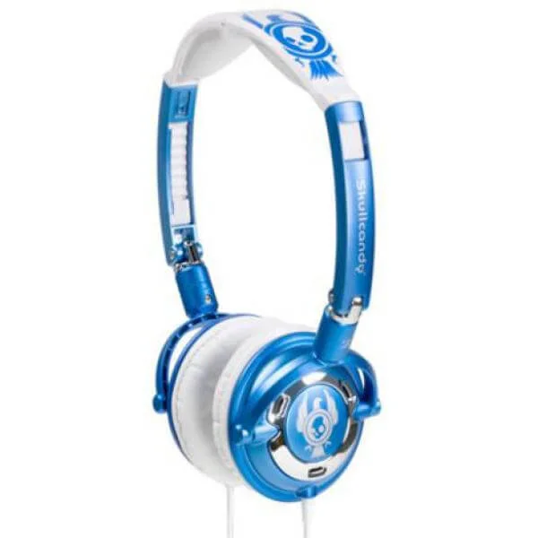 Skullcandy Lowrider 09 Headphones (Blue/White) Image 1