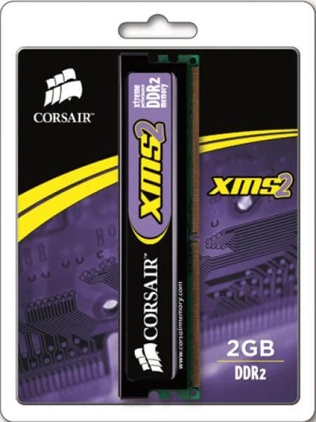 Corsair 4GB, 800Mhz, DDR2, PC6400 Memory (2 x 2GB) Image 1