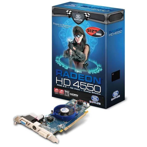 Sapphire HD 4550 512MB DDR3 W/LP Image 1