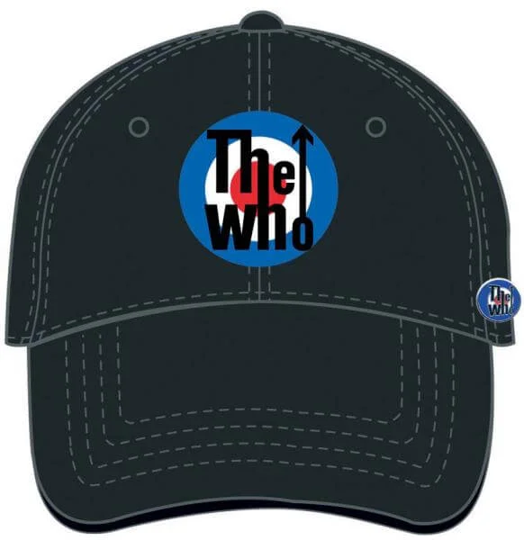 The Who Target And Leap Black Baseball Cap Image 1