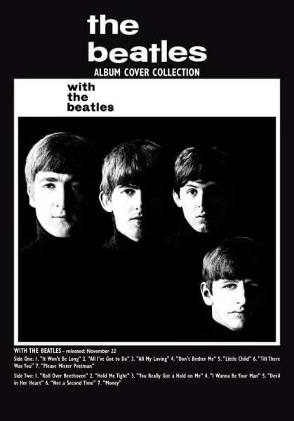 With The Beatles Album Greeting Card Image 1
