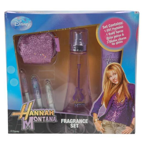 Hannah Montana Rock The Stage 50Ml Eau De Toilette Set 75Ml Body Spray 150Ml Shimmer Body Lotion Image 1