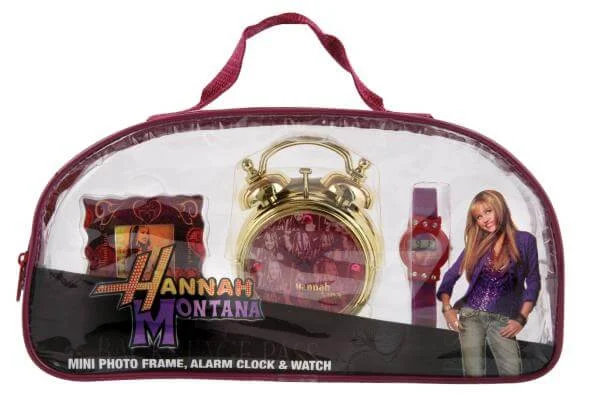 Hannah Montana LCD Watch, Alarm And Photoframe Gift Set Image 1