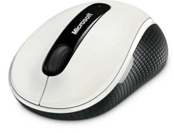 Microsoft Wireless Mobile Mouse 4000 BlueTrack USB (White) Image 1