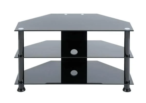 LEVV Black TV Stand for up to 32 Inch TVs Image 1