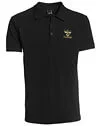 Hummel Men's Albany Polo Shirt - Black - S - Black Image 1