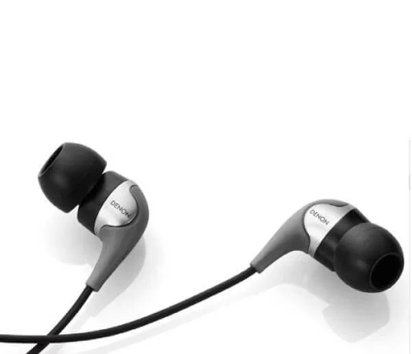 Denon AH-C360 Inner Ear Stereo Headphones - Black Image 1