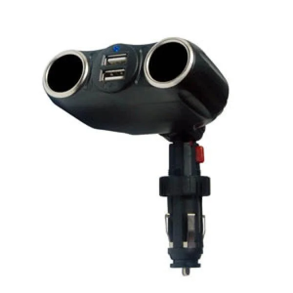 STK In-Car Splitter With USB Ports Image 1