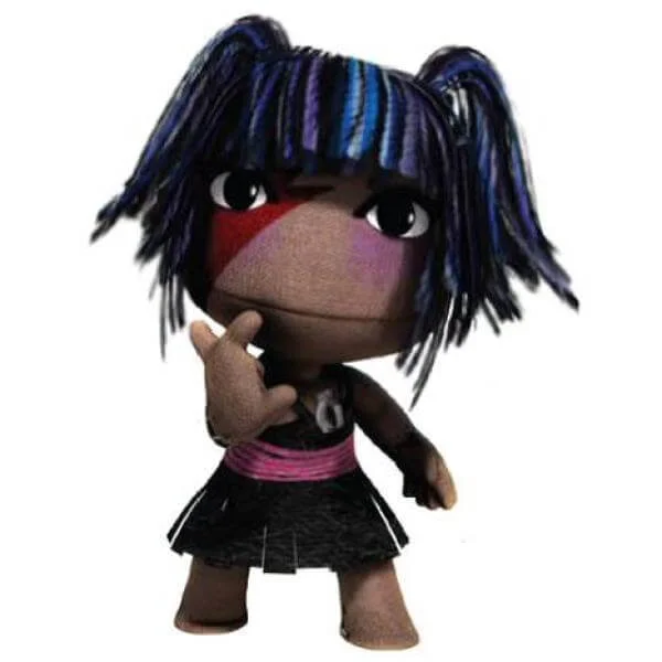 Little Big Planet 3 Inch Rock Girl Figure Image 1