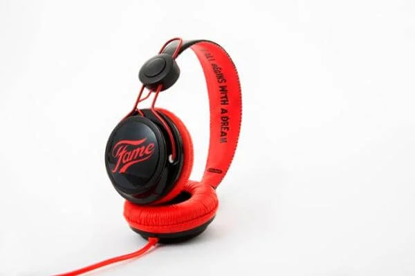 Coloud Fame Headphones - Black / Red Image 1