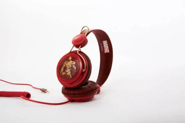 Coloud Marvel Headphones - Iron Man Red Metallic Image 1