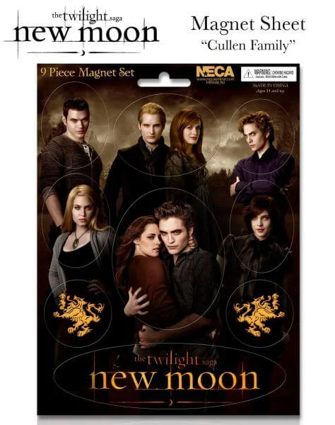 Twilight New Moon - Magnet Sheet - Cullen Family Image 1