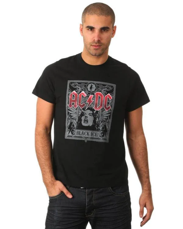 AC/DC Men's Angus Ice T-shirt - Black - S - Black Image 1