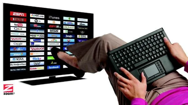 Zoom ZDTV Wireless Keyboard & Software for HDTV's Image 1