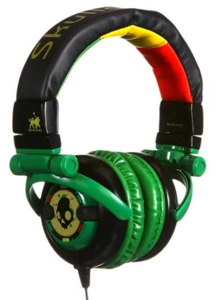 Skullcandy G.I Rasta Headphones Image 1