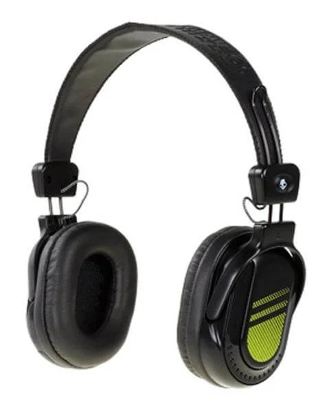 Skullcandy Double Agent Headphones (Black/Green) Image 1