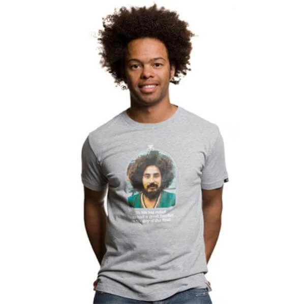 Mens Hairday T-Shirt - S - Grey Melange Image 1