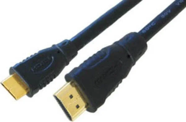 BEST Gold HDMI A Male - Mini C Male 2 Mtr (CDLHD-202) Image 1