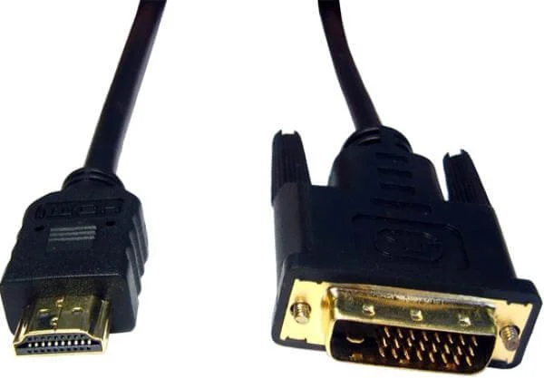 BEST Gold HDMI Type A to DVI-D Male 2 Mtr (CDLDV-302) Image 1