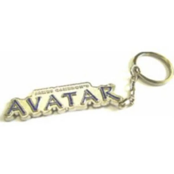 Avatar Metal Glow In The Dark Movie Logo Keychain Image 1