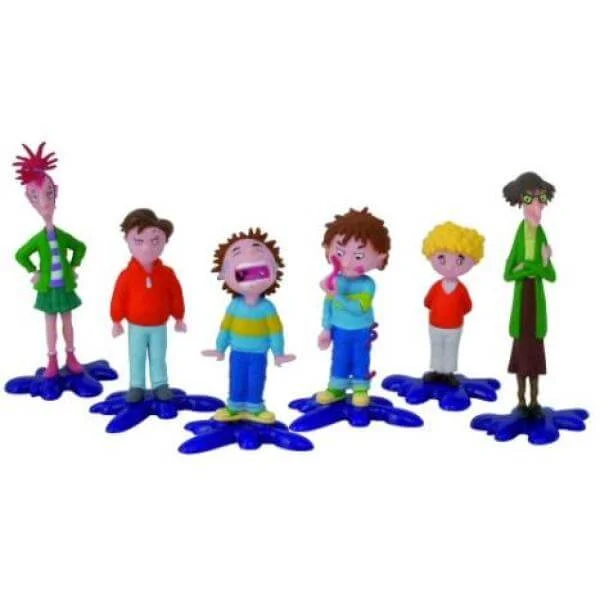 Horrid Henry 6 Pack Collectible Figurines. Window Box Image 1