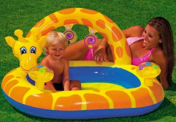 Giraffe Baby Paddling Pool Image 1