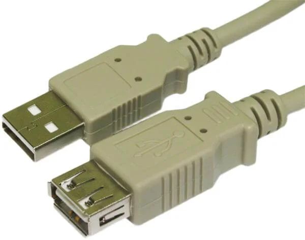 BEST 1m USB 2.0 A Male - A Female (USB2-021) Image 1