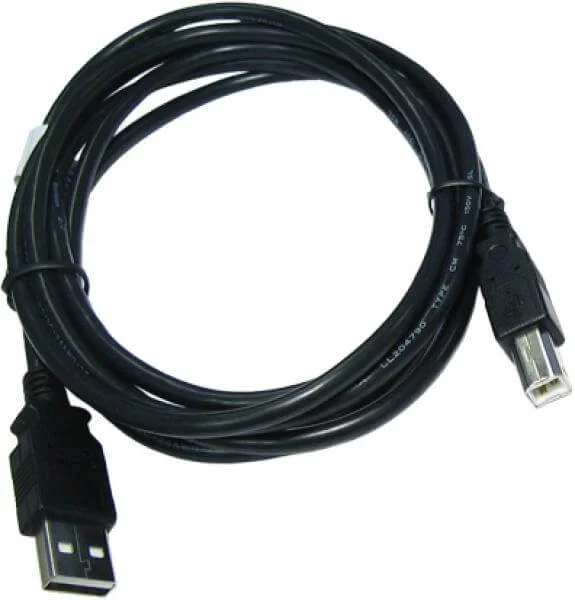 BEST 5m USB 2.0 A Male - B Male - Black (USB2-105K) Image 1