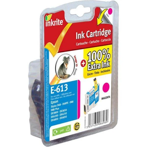 Epson Compatible T0613 Magenta Ink Cartridge Image 1