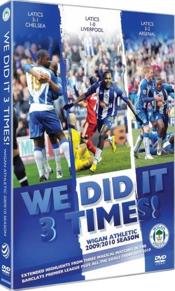 We Did It 3 Times! Wigan 09-10 Season Image 1