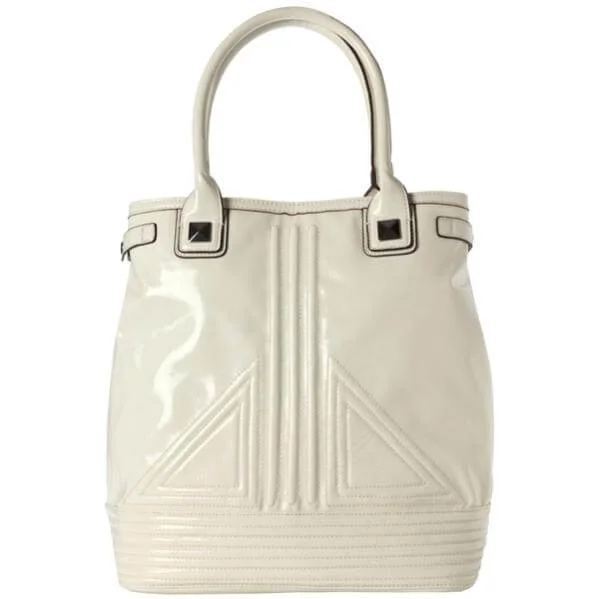 French Connection Pied Piper patent tote bag Image 1