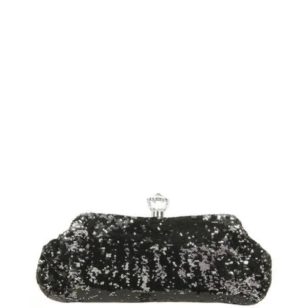 Suzy Smith Two Way Sequin Clutch Bag Image 1
