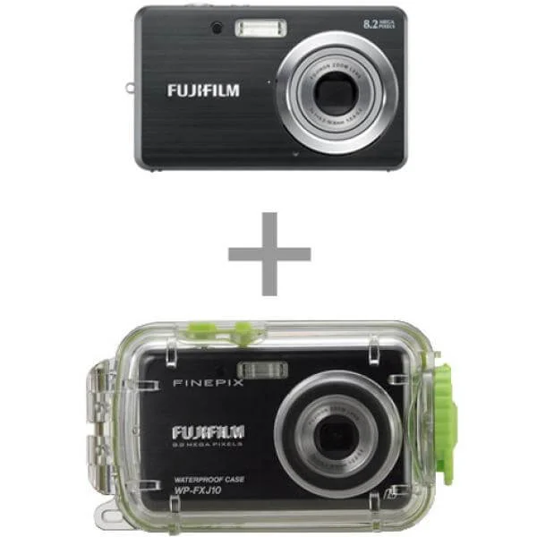 Fuji FinePix J15 Digital Camera with Underwater Housing Image 1