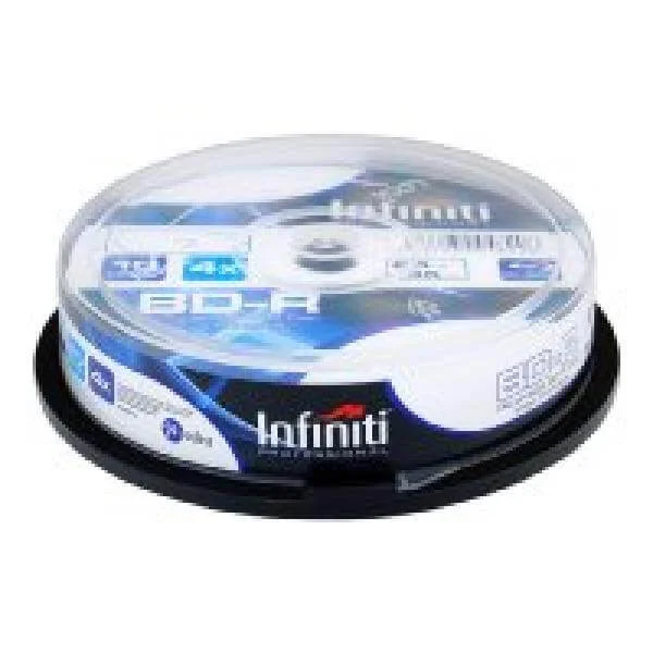 Infiniti Blu-Ray BD-R 25GB (10 Pack) - Professional Printable (RSBDMR10P) Image 1