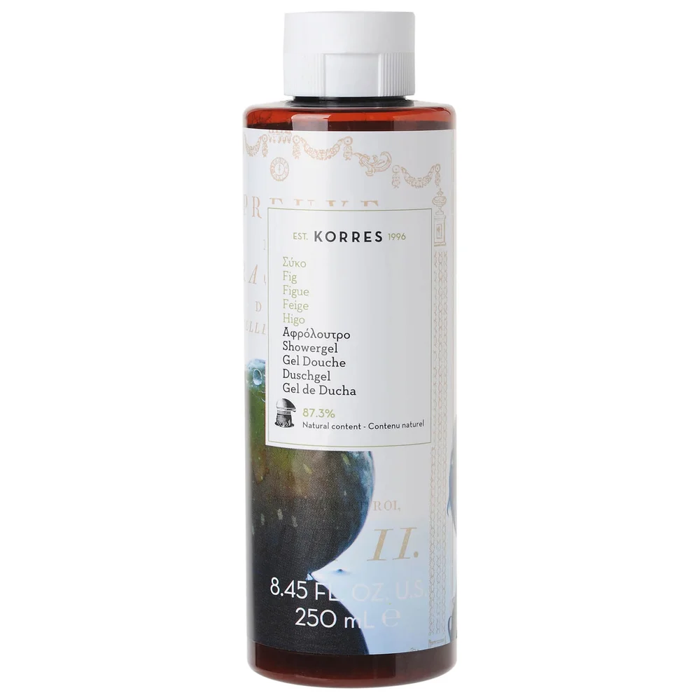 KORRES Natural Fig Shower Gel 250ml Image 1