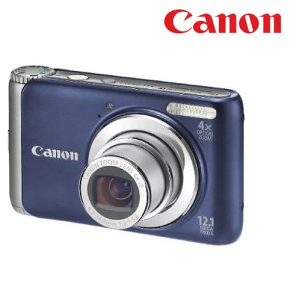Canon PowerShot A3100 IS 12.1MP 4x Optical Zoom 2.7 Inch LCD - Blue Image 1