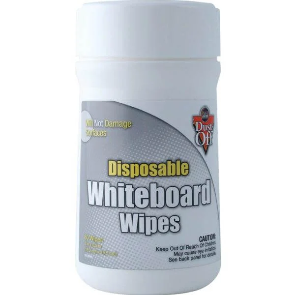 Dust-Off Disposable Whiteboard Wipes - 80 wipes Image 1