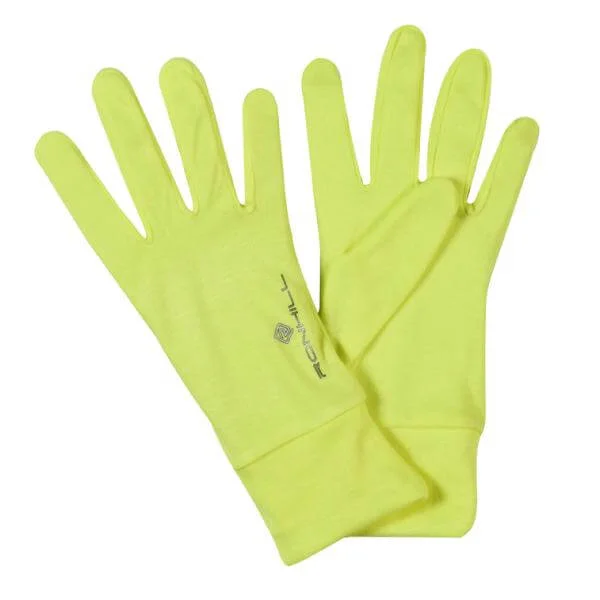 RonHill Lite Running Gloves - Yellow - S Image 1