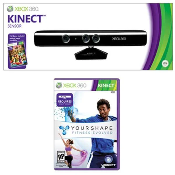 Kinect Bundle (Includes Your Shape: Fitness Evolved & Kinect: Adventures!) Image 1
