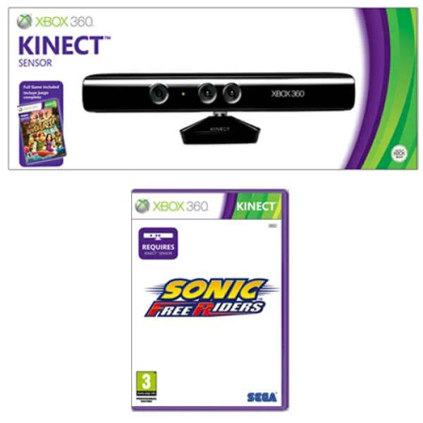 Kinect Bundle (Includes Sonic Free Riders & Kinect: Adventures!) Image 1