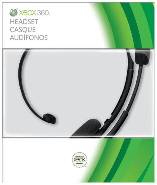 Xbox 360 Wired Headset - Black Image 1