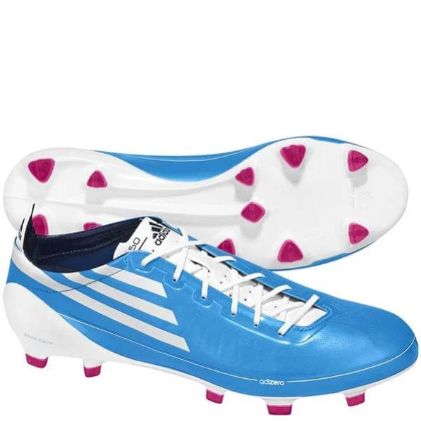 adidas F50 adiZERO TRX FG Football Boots - 7 - Blue Image 1