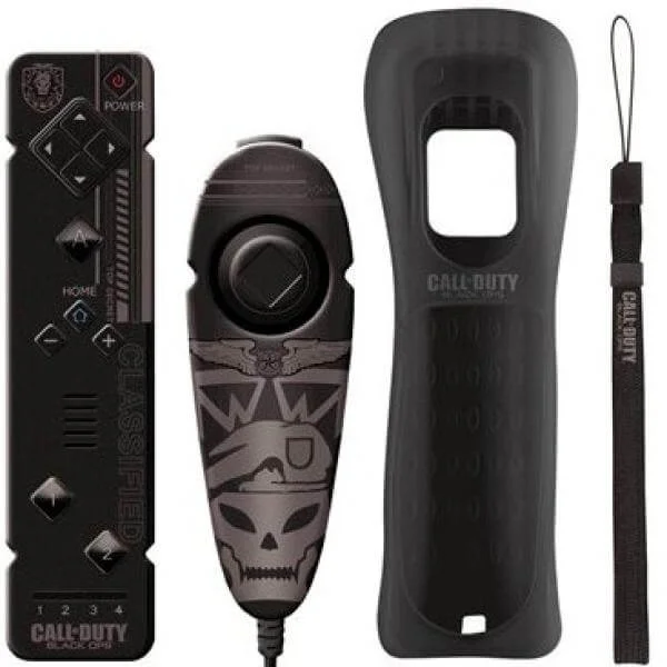 Call of Duty Black Ops Wiimote and Nunchuk Controller Pak - Stealth Image 1
